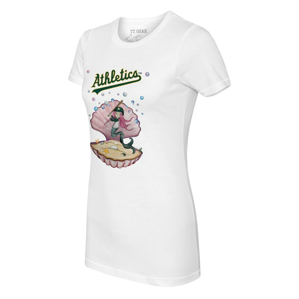 MLB Athletics Tiny Turnip Women's Mermaid T-Shirt