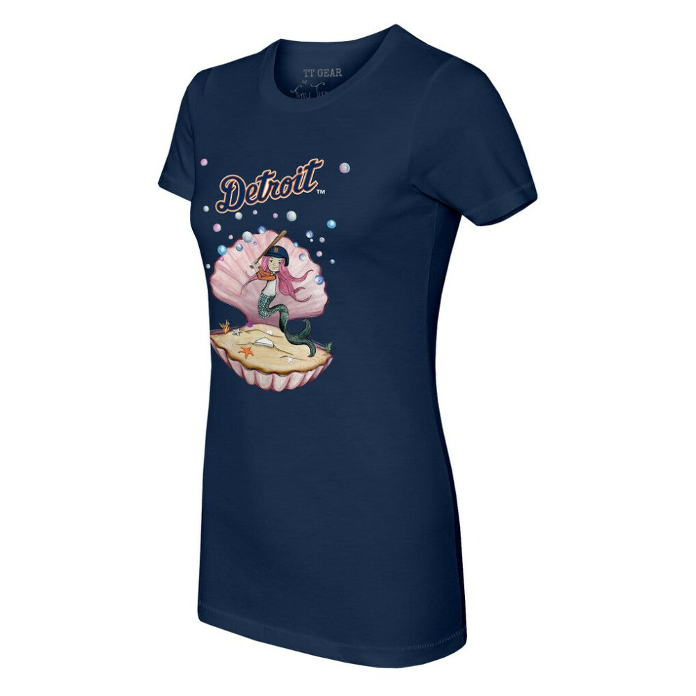 MLB Detroit Tigers Tiny Turnip Women's Mermaid T-Shirt