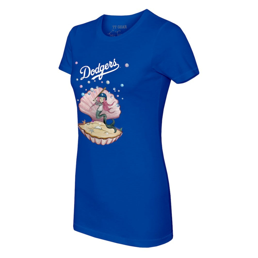 MLB Los Angeles Dodgers Tiny Turnip Women's Mermaid T-Shirt