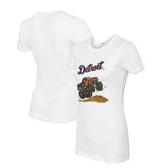 MLB Detroit Tigers Tiny Turnip Women's Monster Truck T-Shirt