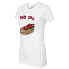 MLB Boston Red Sox Tiny Turnip Women's Race Car T-Shirt