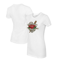 MLB San Diego Padres Tiny Turnip Women's Tattoo Rose T-Shirt