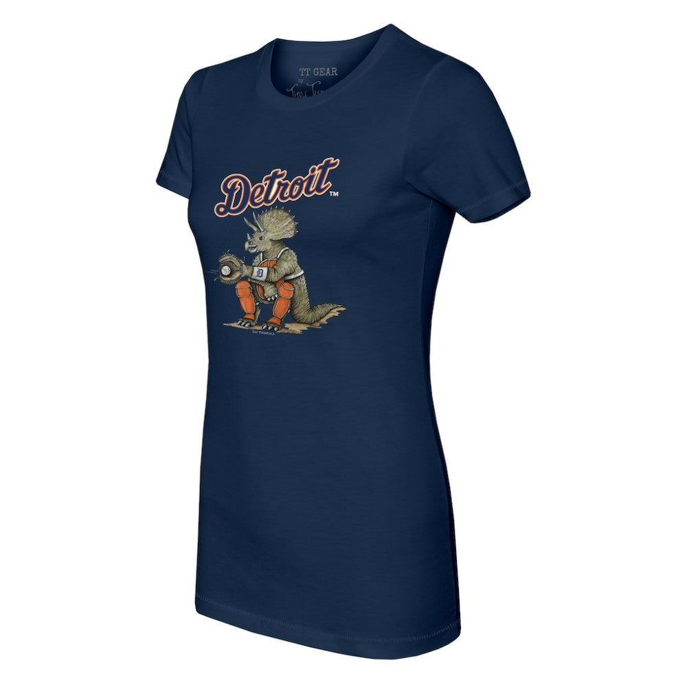 MLB Detroit Tigers Tiny Turnip Women's Triceratops T-Shirt