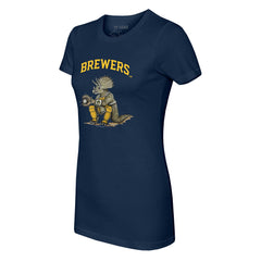 MLB Milwaukee Brewers Tiny Turnip Women's Triceratops T-Shirt