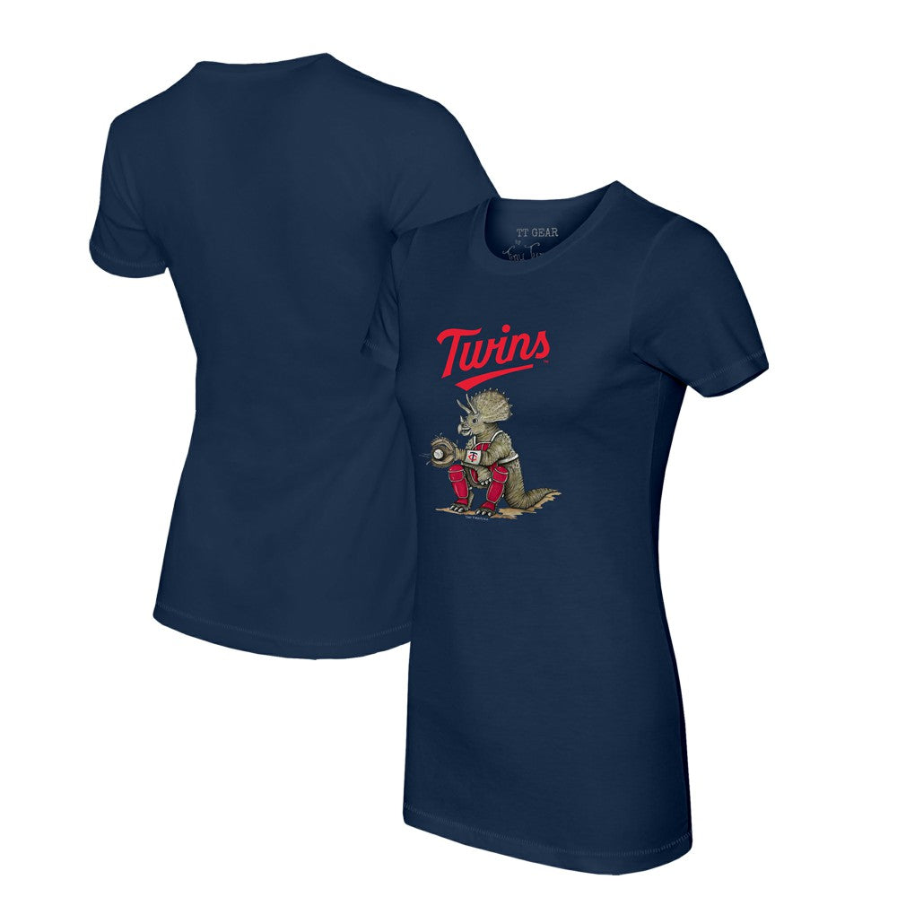 MLB Minnesota Twins Tiny Turnip Women's Triceratops T-Shirt