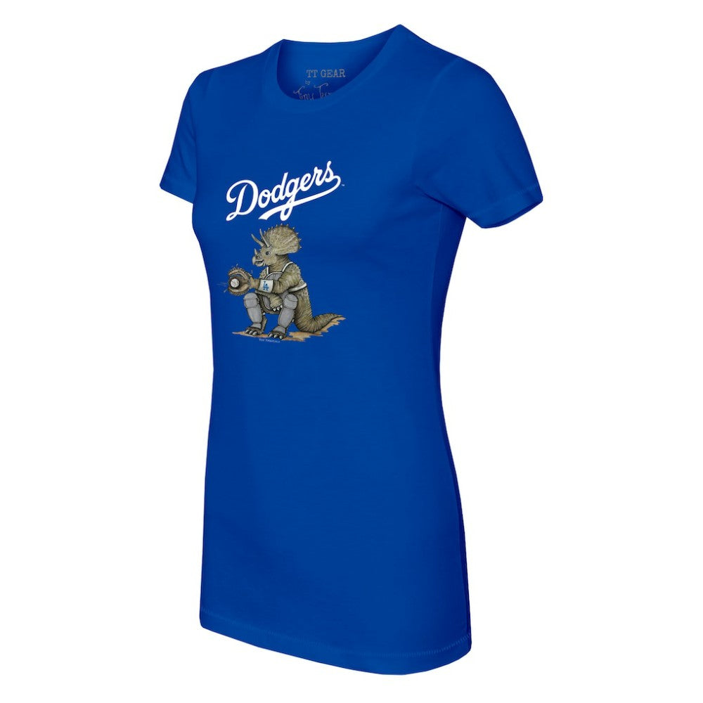 MLB Los Angeles Dodgers Tiny Turnip Women's Triceratops T-Shirt