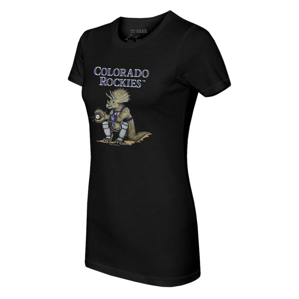 MLB Colorado Rockies Tiny Turnip Women's Triceratops T-Shirt