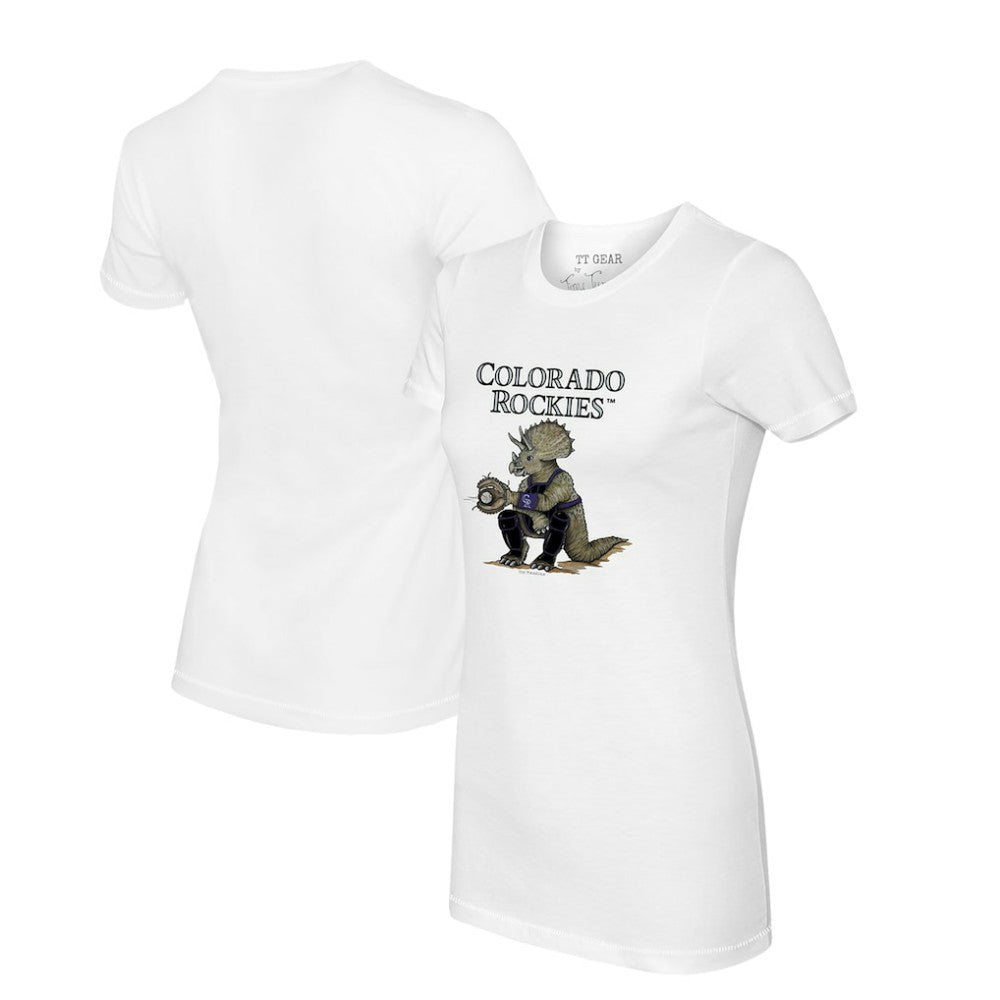 MLB Colorado Rockies Tiny Turnip Women's Triceratops T-Shirt
