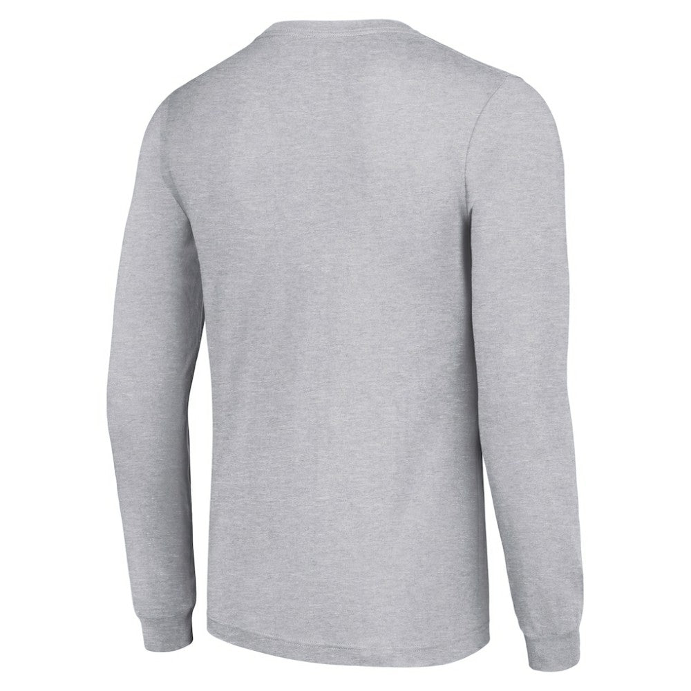 NHL Heather Gray Pittsburgh Penguins Starter Color Scratch Long-Sleeve T-Shirt