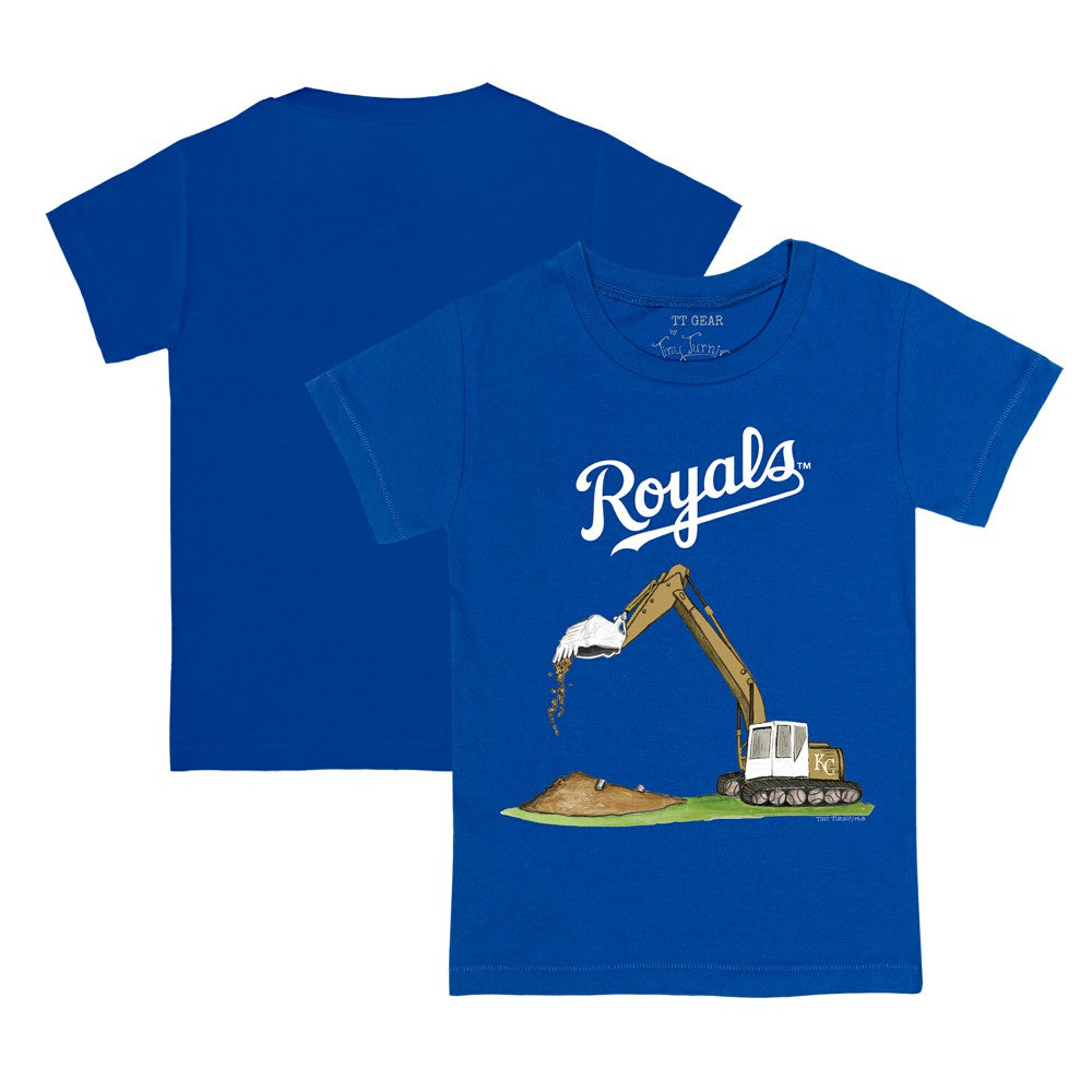 MLB Kansas City Royals Tiny Turnip Youth Excavator T-Shirt
