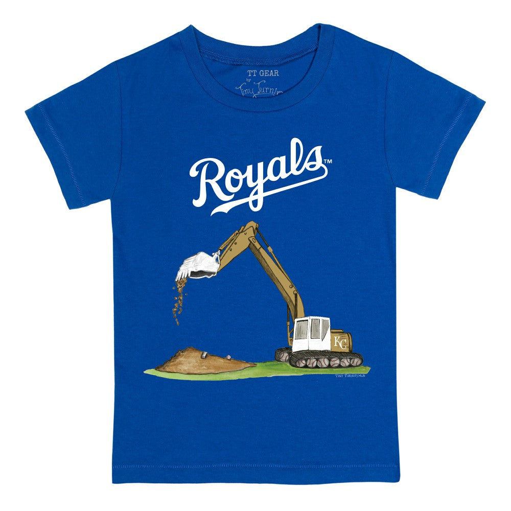 MLB Kansas City Royals Tiny Turnip Youth Excavator T-Shirt
