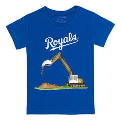MLB Kansas City Royals Tiny Turnip Youth Excavator T-Shirt
