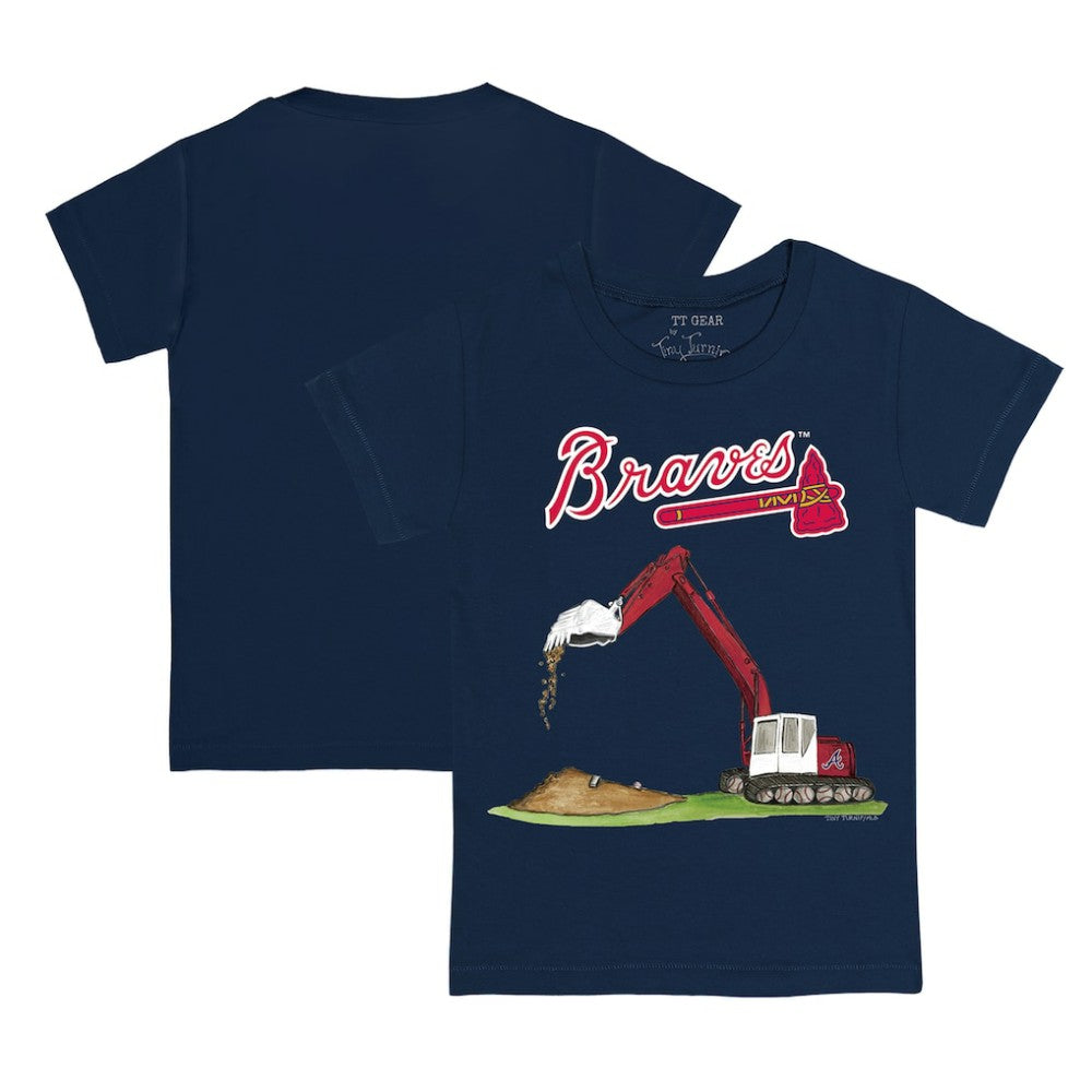 MLB Atlanta Braves Tiny Turnip Youth Excavator T-Shirt