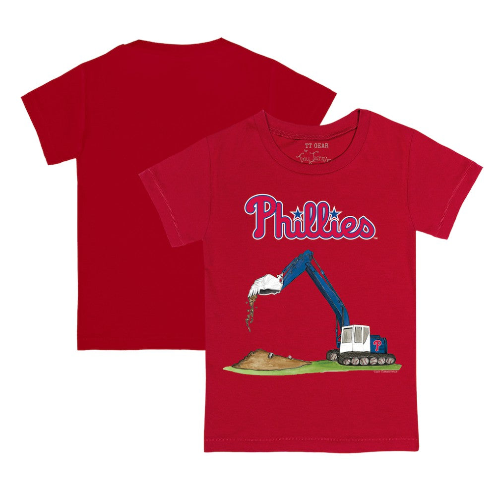 MLB Philadelphia Phillies Tiny Turnip Youth Excavator T-Shirt