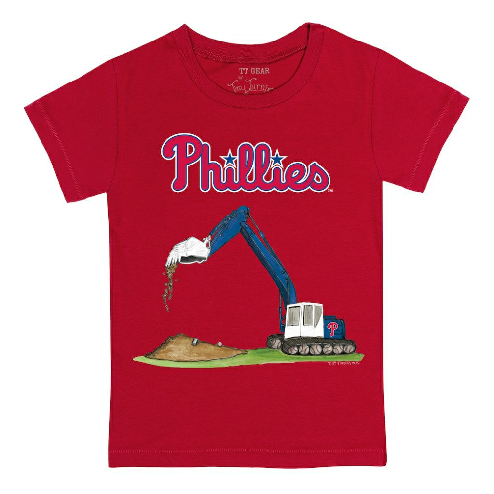 MLB Philadelphia Phillies Tiny Turnip Youth Excavator T-Shirt
