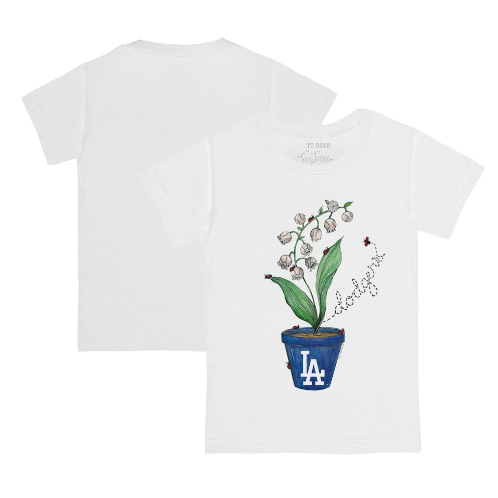 MLB Los Angeles Dodgers Tiny Turnip Youth Lilies & Ladybugs T-Shirt