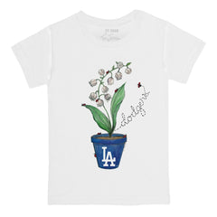 MLB Los Angeles Dodgers Tiny Turnip Youth Lilies & Ladybugs T-Shirt