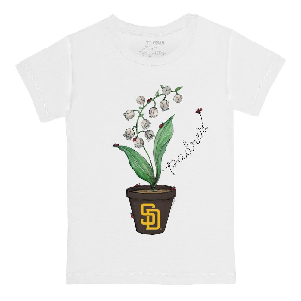 MLB San Diego Padres Tiny Turnip Youth Lilies & Ladybugs T-Shirt