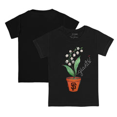 MLB San Francisco Giants Tiny Turnip Youth Lilies & Ladybugs T-Shirt