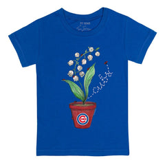 MLB Chicago Cubs Tiny Turnip Youth Lilies & Ladybugs T-Shirt