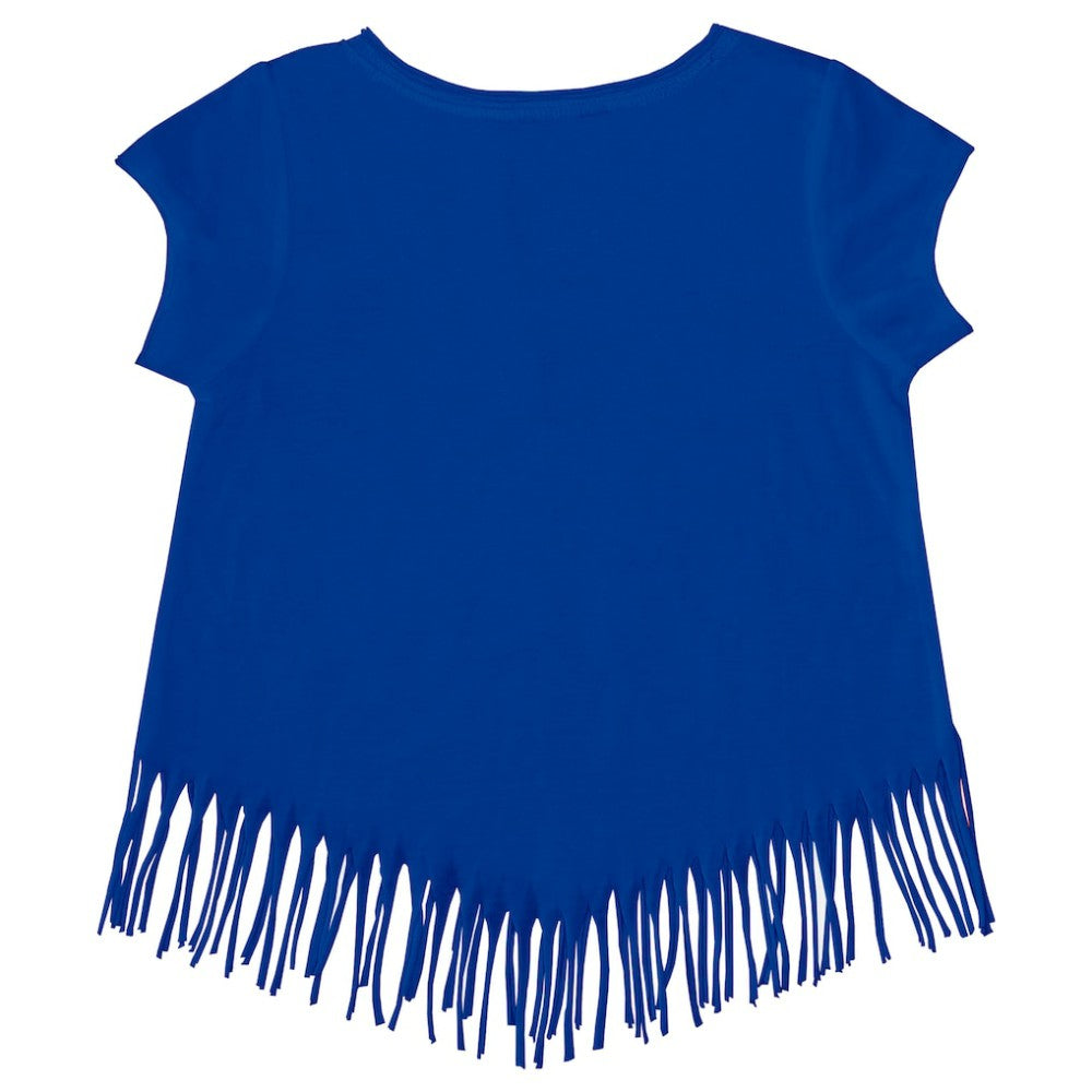MLB Los Angeles Dodgers Tiny Turnip Girls Youth Mermaid Fringe T-Shirt