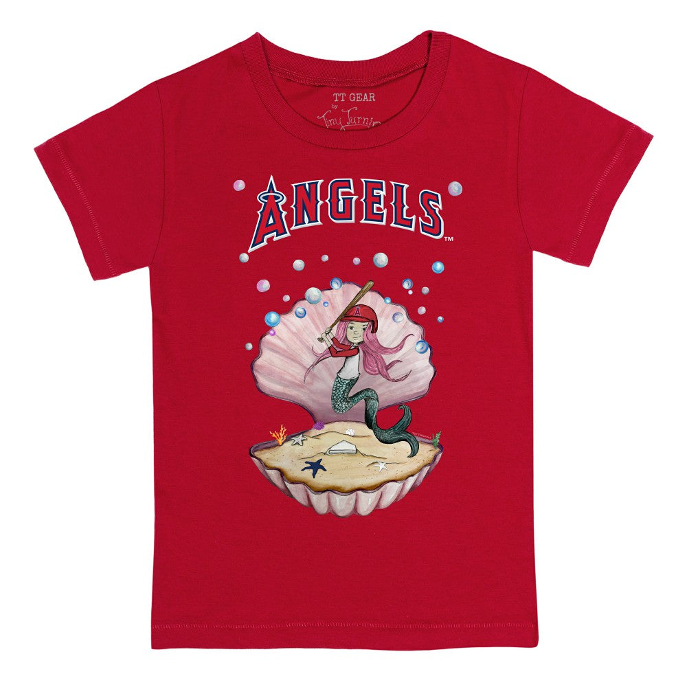 MLB Los Angeles Angels Tiny Turnip Youth Mermaid T-Shirt