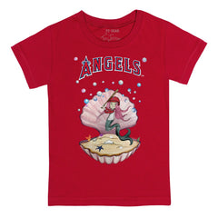MLB Los Angeles Angels Tiny Turnip Youth Mermaid T-Shirt