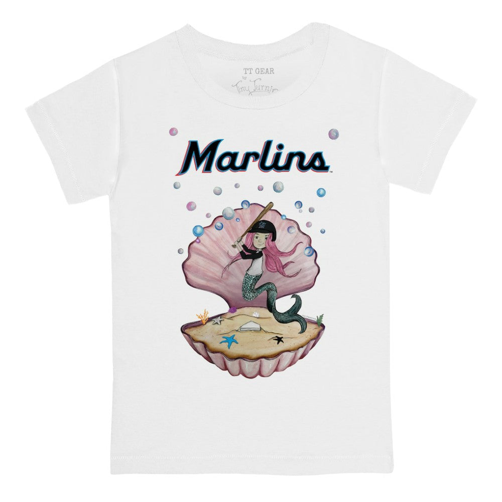MLB Miami Marlins Tiny Turnip Youth Mermaid T-Shirt