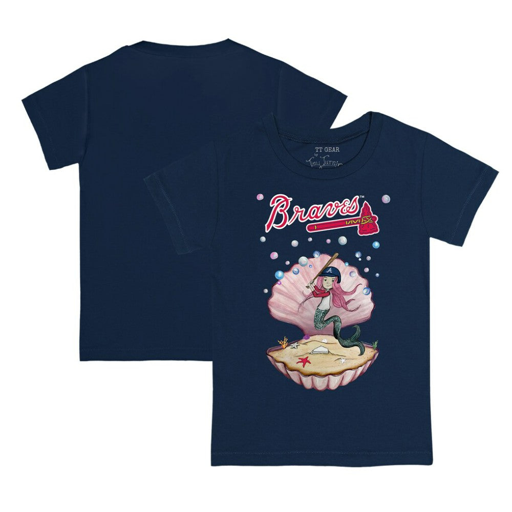 MLB Atlanta Braves Tiny Turnip Youth Mermaid T-Shirt