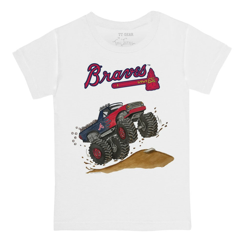 MLB Atlanta Braves Tiny Turnip Youth Monster Truck T-Shirt