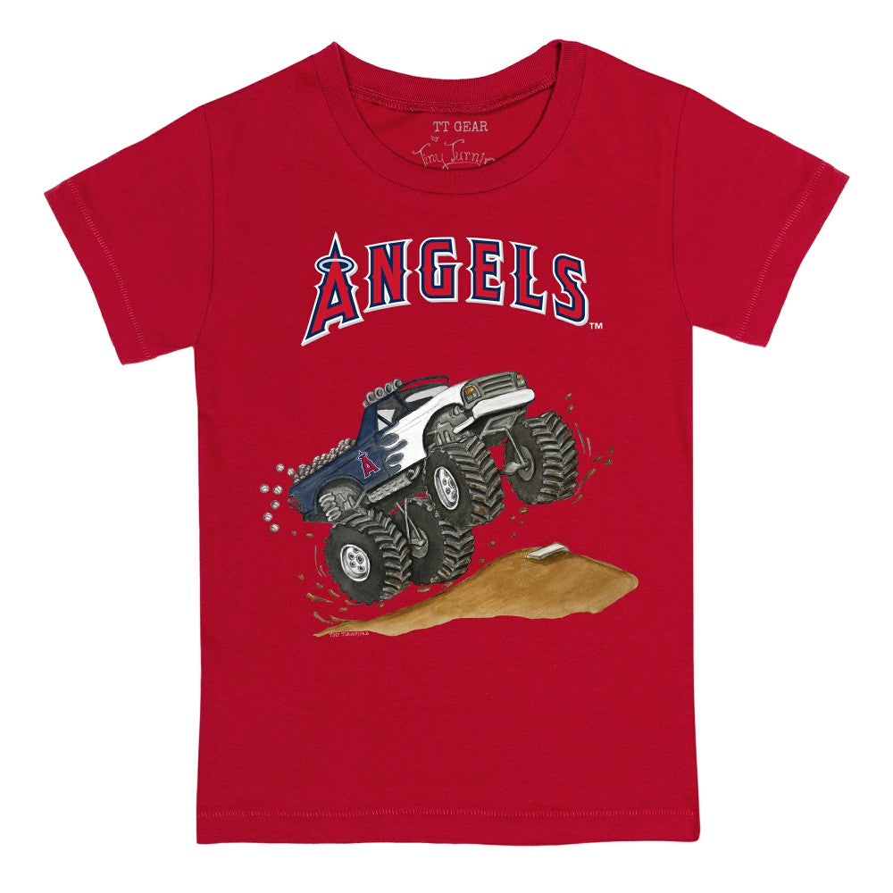 MLB Los Angeles Angels Tiny Turnip Youth Monster Truck T-Shirt