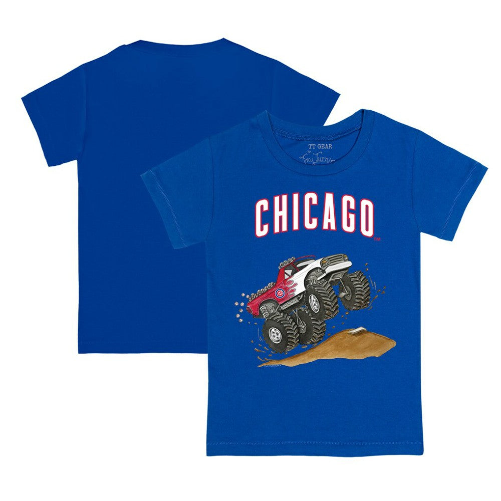 MLB Chicago Cubs Tiny Turnip Youth Monster Truck T-Shirt