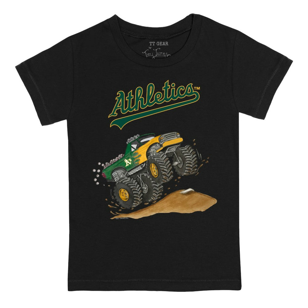 MLB Athletics Tiny Turnip Youth Monster Truck T-Shirt