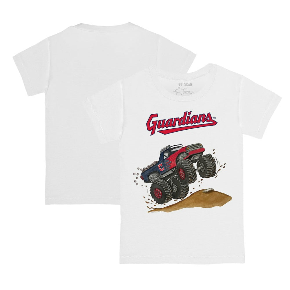 MLB Cleveland Guardians Tiny Turnip Youth Monster Truck T-Shirt
