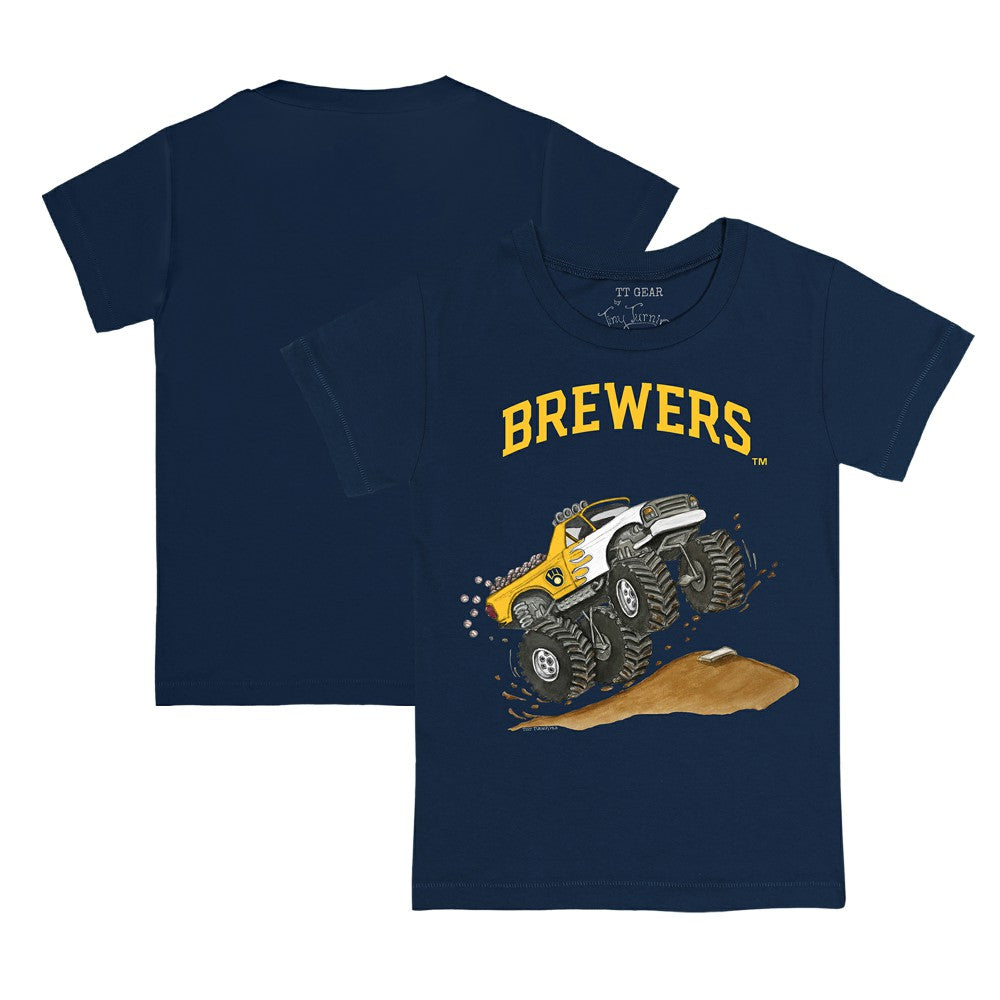 MLB Milwaukee Brewers Tiny Turnip Youth Monster Truck T-Shirt