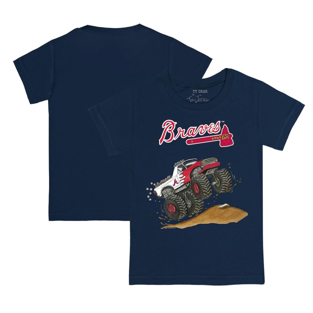 MLB Atlanta Braves Tiny Turnip Youth Monster Truck T-Shirt