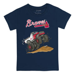 MLB Atlanta Braves Tiny Turnip Youth Monster Truck T-Shirt