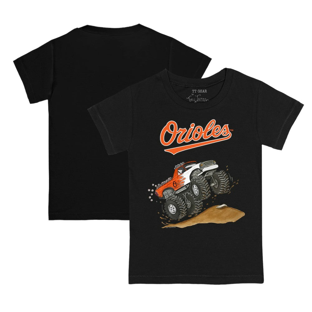 MLB Baltimore Orioles Tiny Turnip Youth Monster Truck T-Shirt
