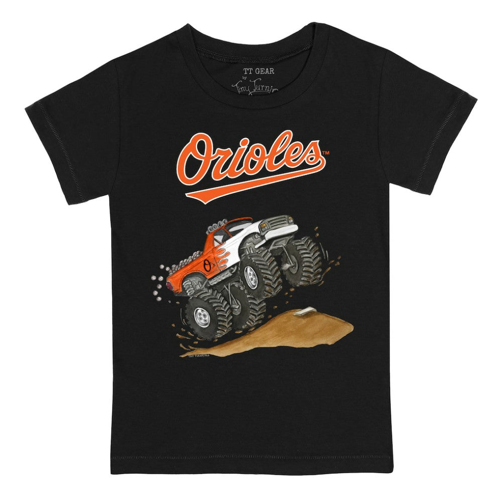 MLB Baltimore Orioles Tiny Turnip Youth Monster Truck T-Shirt