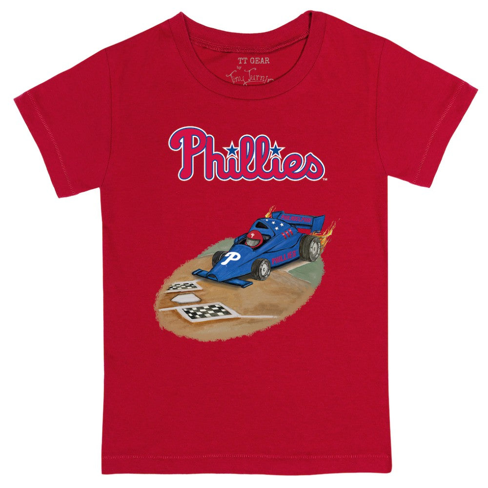 MLB Philadelphia Phillies Tiny Turnip Youth Race Car T-Shirt