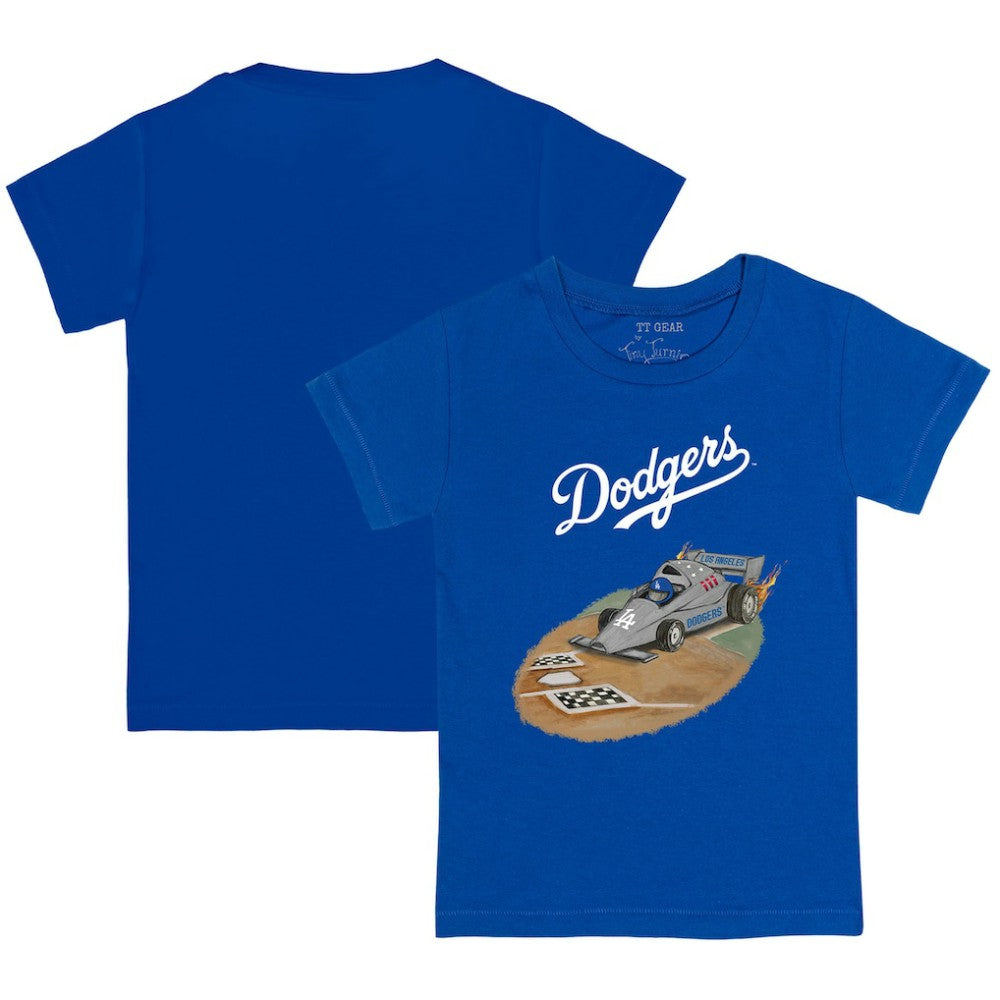 MLB Los Angeles Dodgers Tiny Turnip Youth Race Car T-Shirt