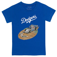 MLB Los Angeles Dodgers Tiny Turnip Youth Race Car T-Shirt