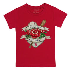 MLB Boston Red Sox Tiny Turnip Youth Tattoo Rose T-Shirt