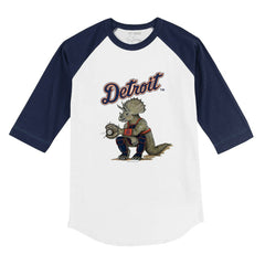 MLB Detroit Tigers Tiny Turnip Youth Triceratops 3/4-Sleeve Raglan T-Shirt
