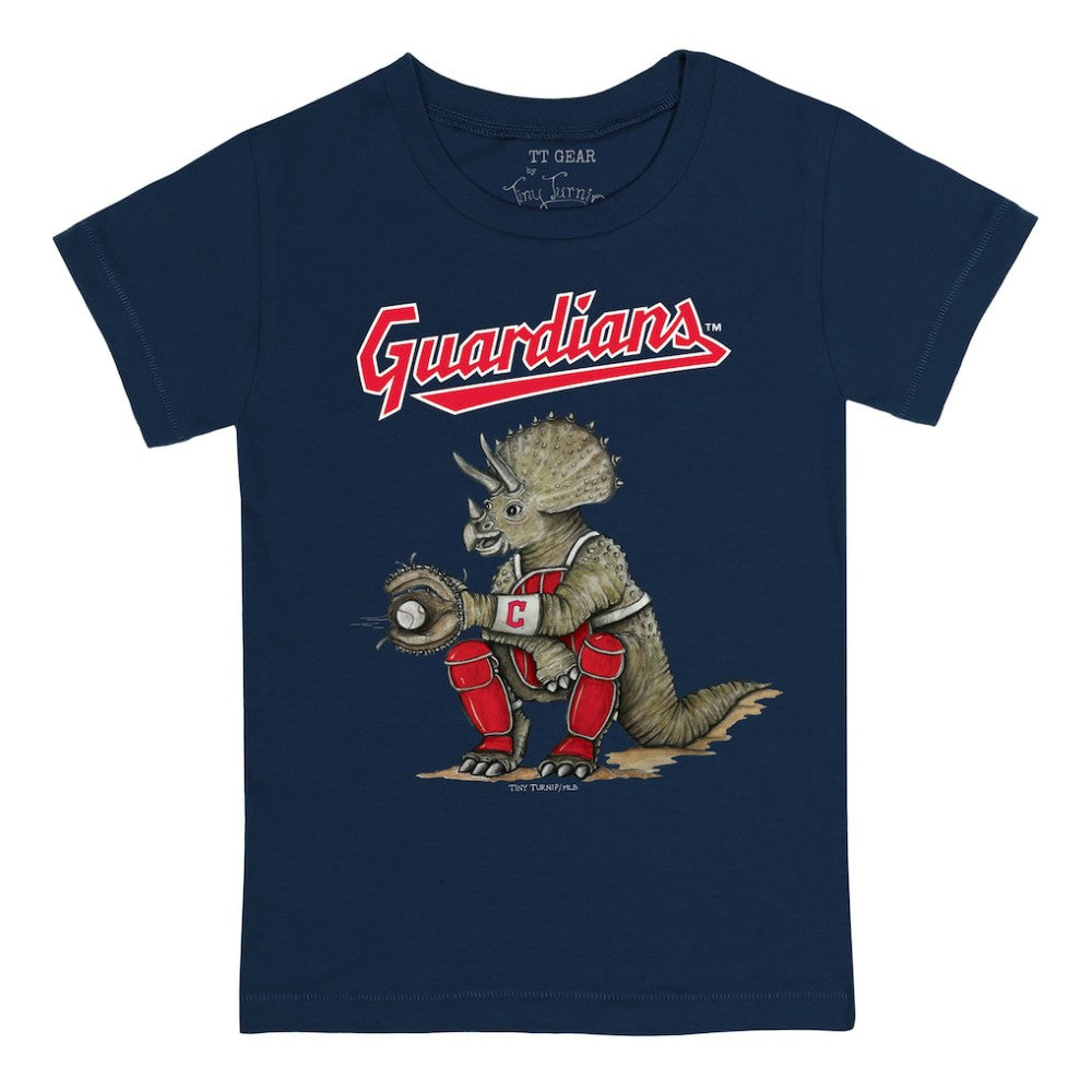 MLB Cleveland Guardians Tiny Turnip Youth Triceratops T-Shirt