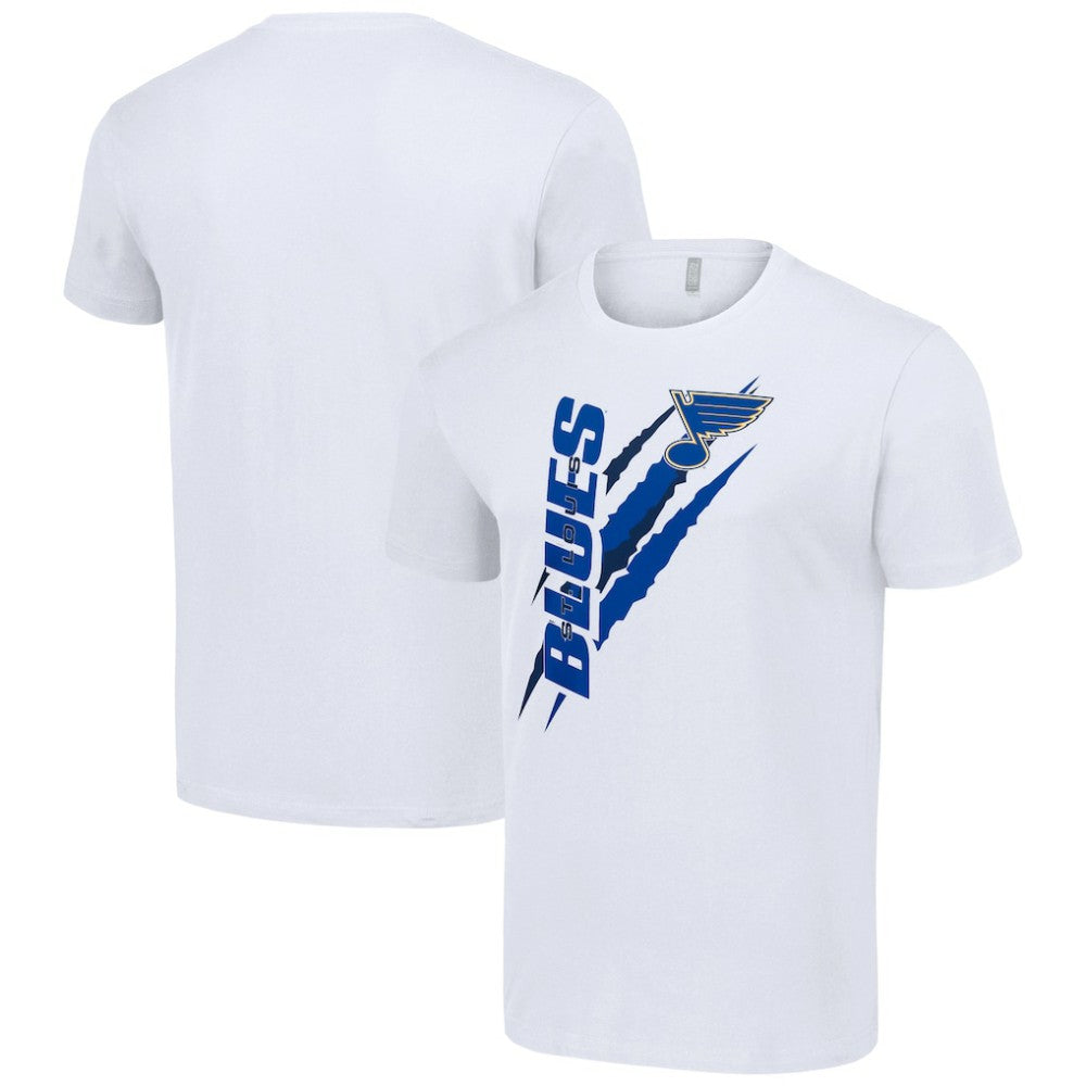 NHL White St. Louis Blues Starter Color Scratch T-Shirt