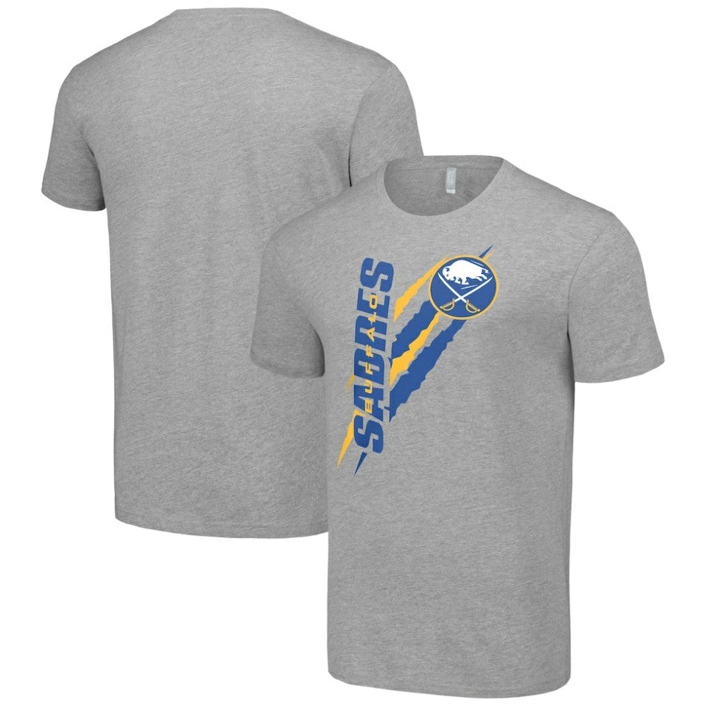NHL Heather Gray Buffalo Sabres Starter Color Scratch T-Shirt