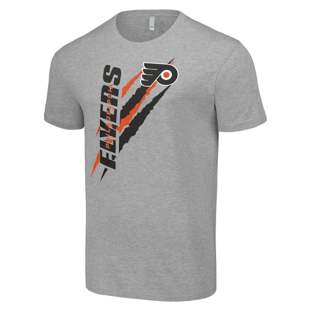 NHL Heather Gray Philadelphia Flyers Starter Color Scratch T-Shirt