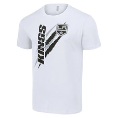 NHL White Los Angeles Kings Starter Color Scratch T-Shirt