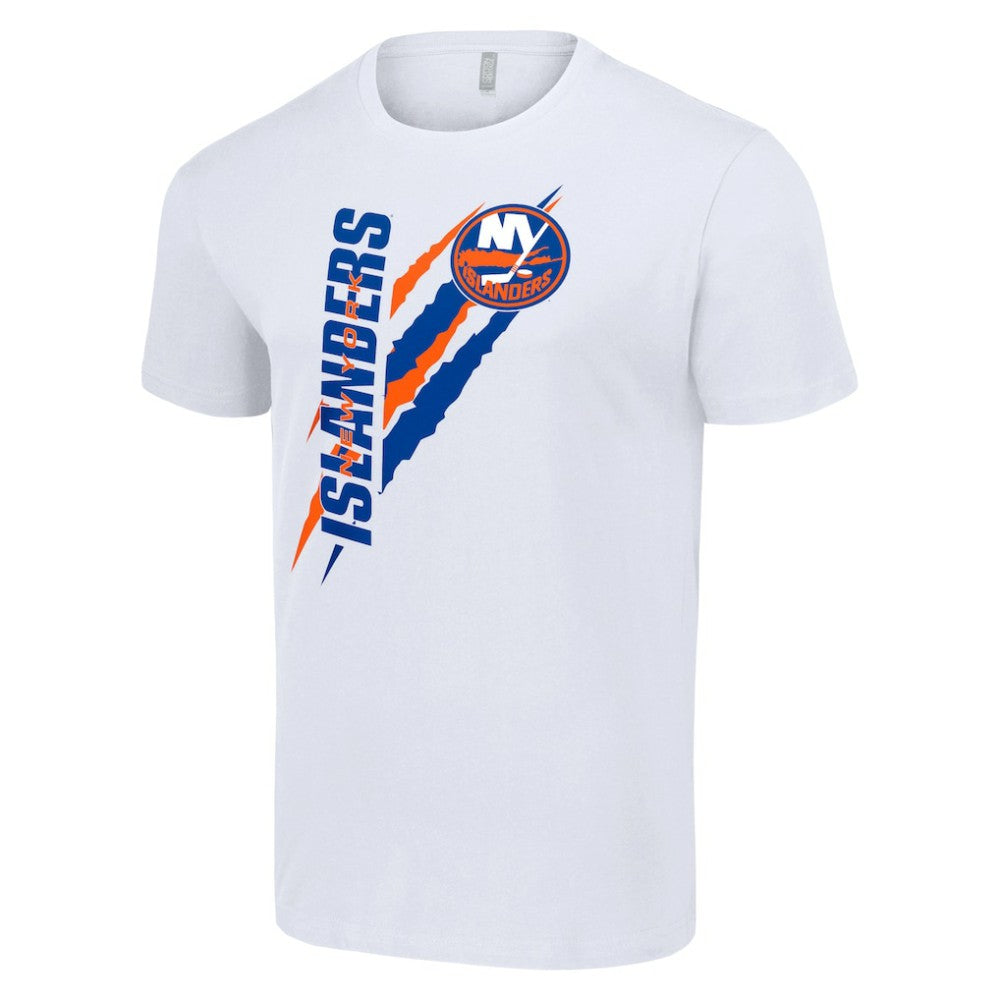 NHL White New York Islanders Starter Color Scratch T-Shirt